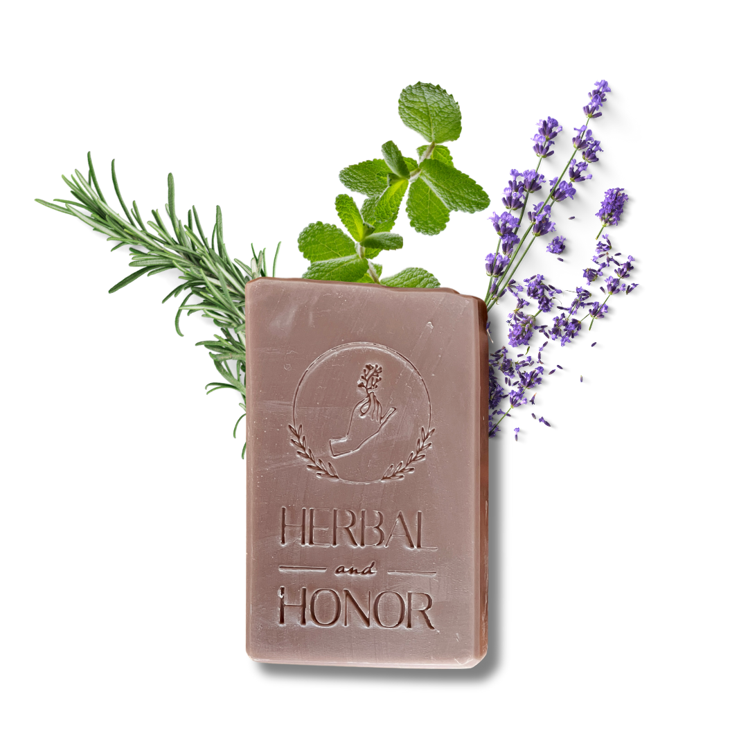 Relaxing Night - Lavender and Purple Clay Soap with Coconut Milk & Shea Butter All Natural Bar Soap
