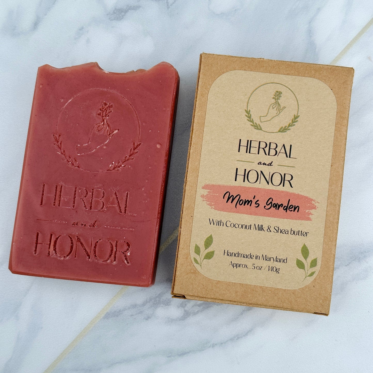 Mom's Garden - Jasmine & Lavender All Natural Bar Soap with Coconut Milk & Shea Butter