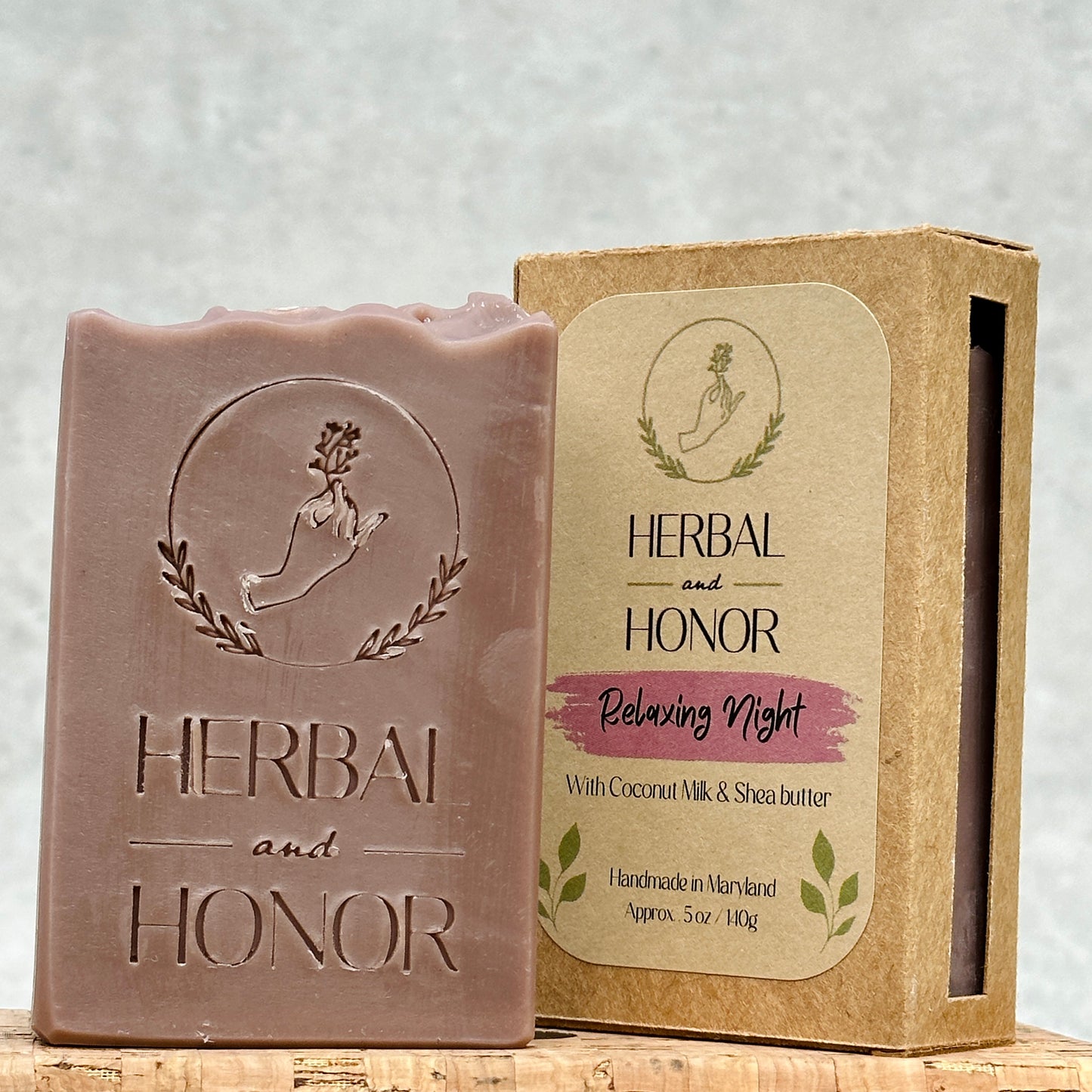 Relaxing Night - Lavender and Purple Clay Soap with Coconut Milk & Shea Butter All Natural Bar Soap