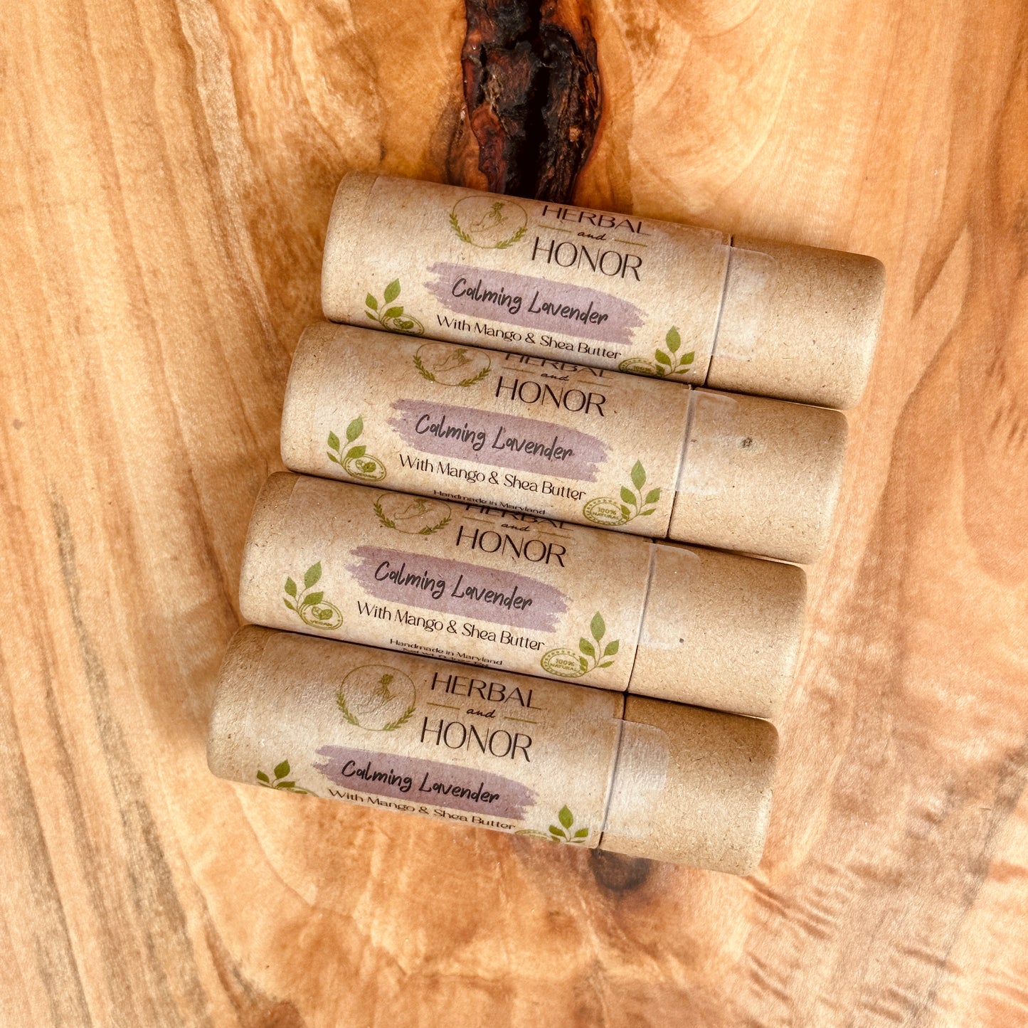 Calming Lavender All Natural Vegan Lip Balm