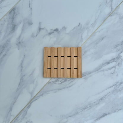 All Natural Cedar Wood Soap Dish