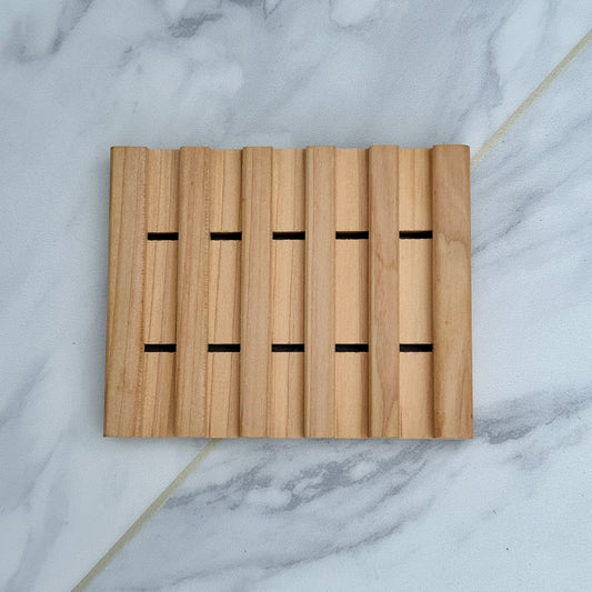 All Natural Cedar Wood Soap Dish