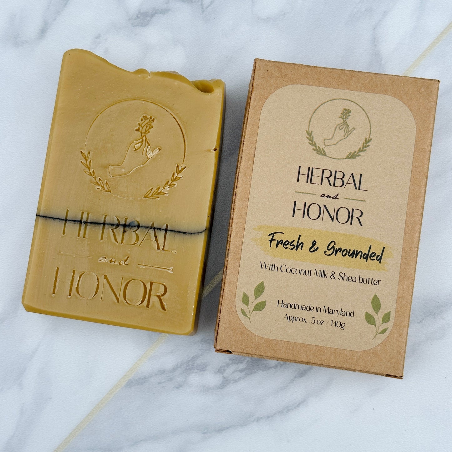 Spearmint & Lavender - Coconut Milk, Shea Butter, and Multani Clay All Natural Bar Soap