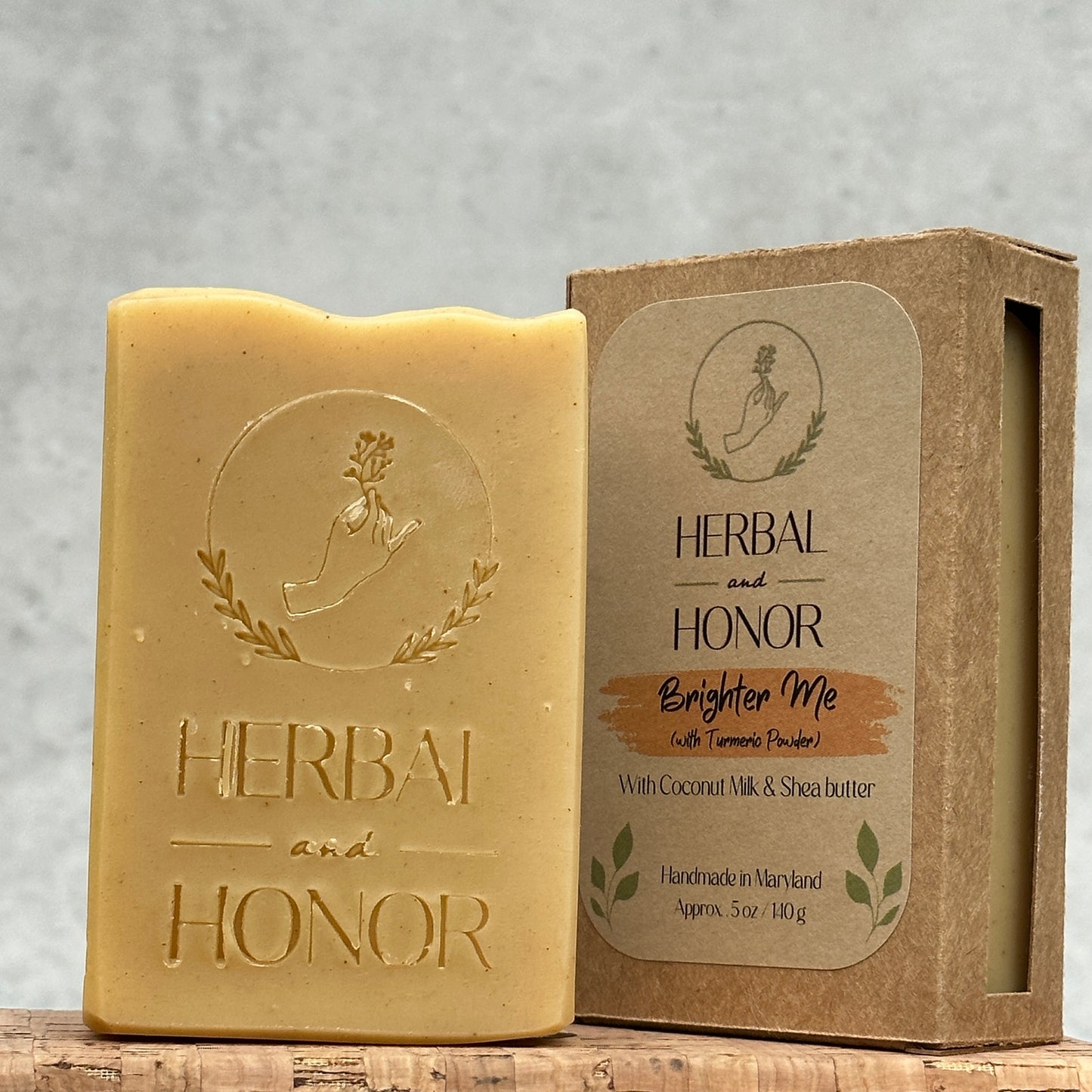 Brighter Me - Coconut Milk & Turmeric All Natural Bar Soap