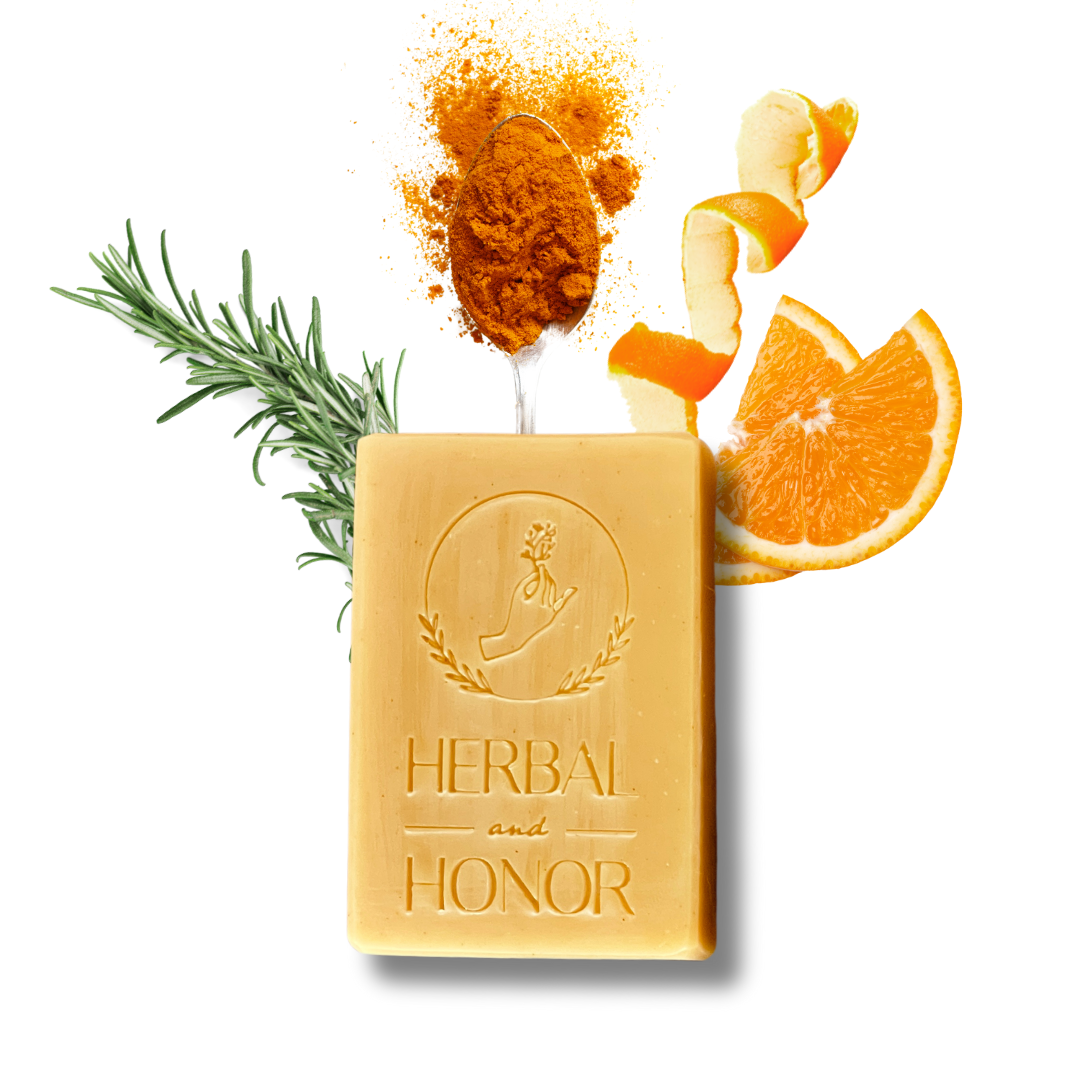 Brighter Me - Coconut Milk & Turmeric All Natural Bar Soap