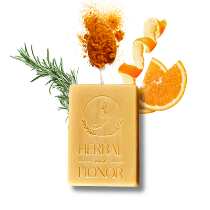 Brighter Me - Coconut Milk & Turmeric All Natural Bar Soap