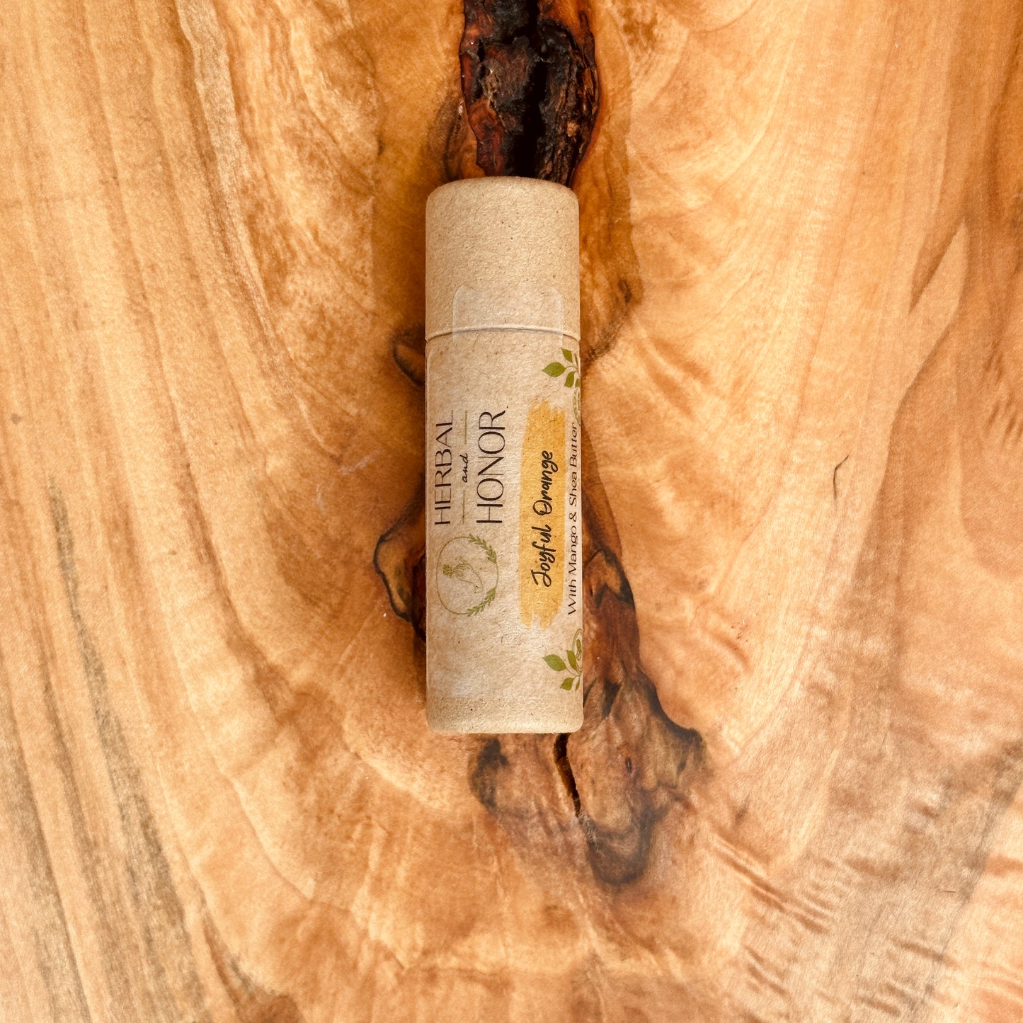 Joyful Orange All Natural Vegan Lip Balm