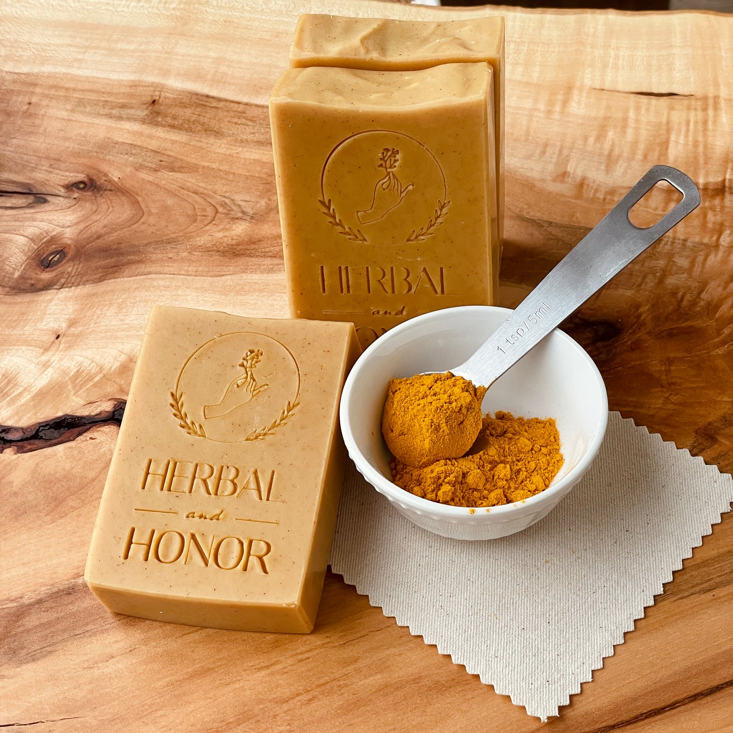 Brighter Me - Coconut Milk & Turmeric All Natural Bar Soap